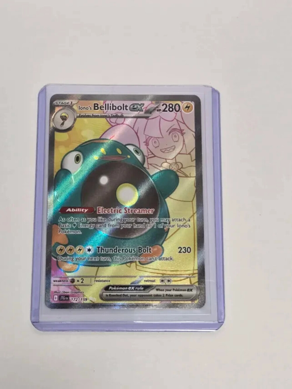 Iono's Bellibolt ex 172/159 Sv09: Journey Together Holo